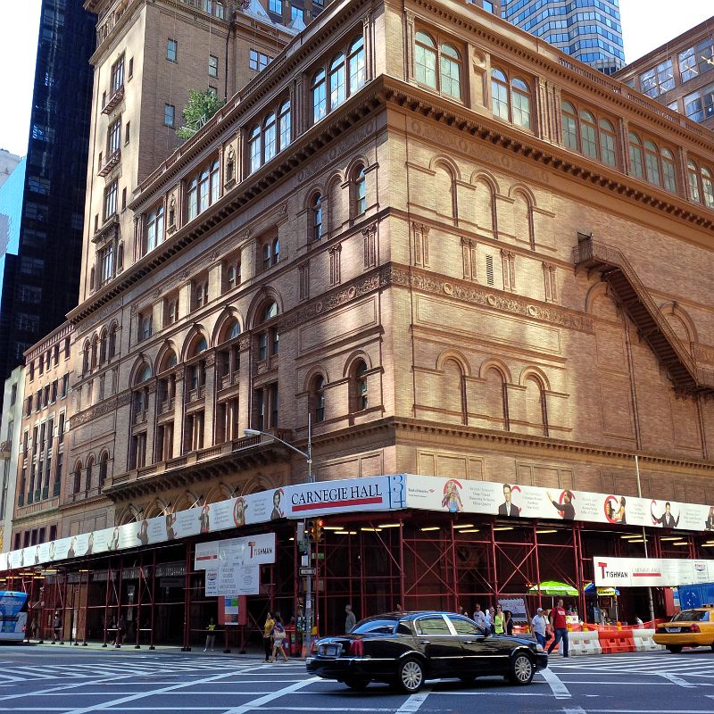 01 Carnegie Hall Was Designed by architect William Burnet Tuthill and Built By Philanthropist Andrew Carnegie in 1891 New York City